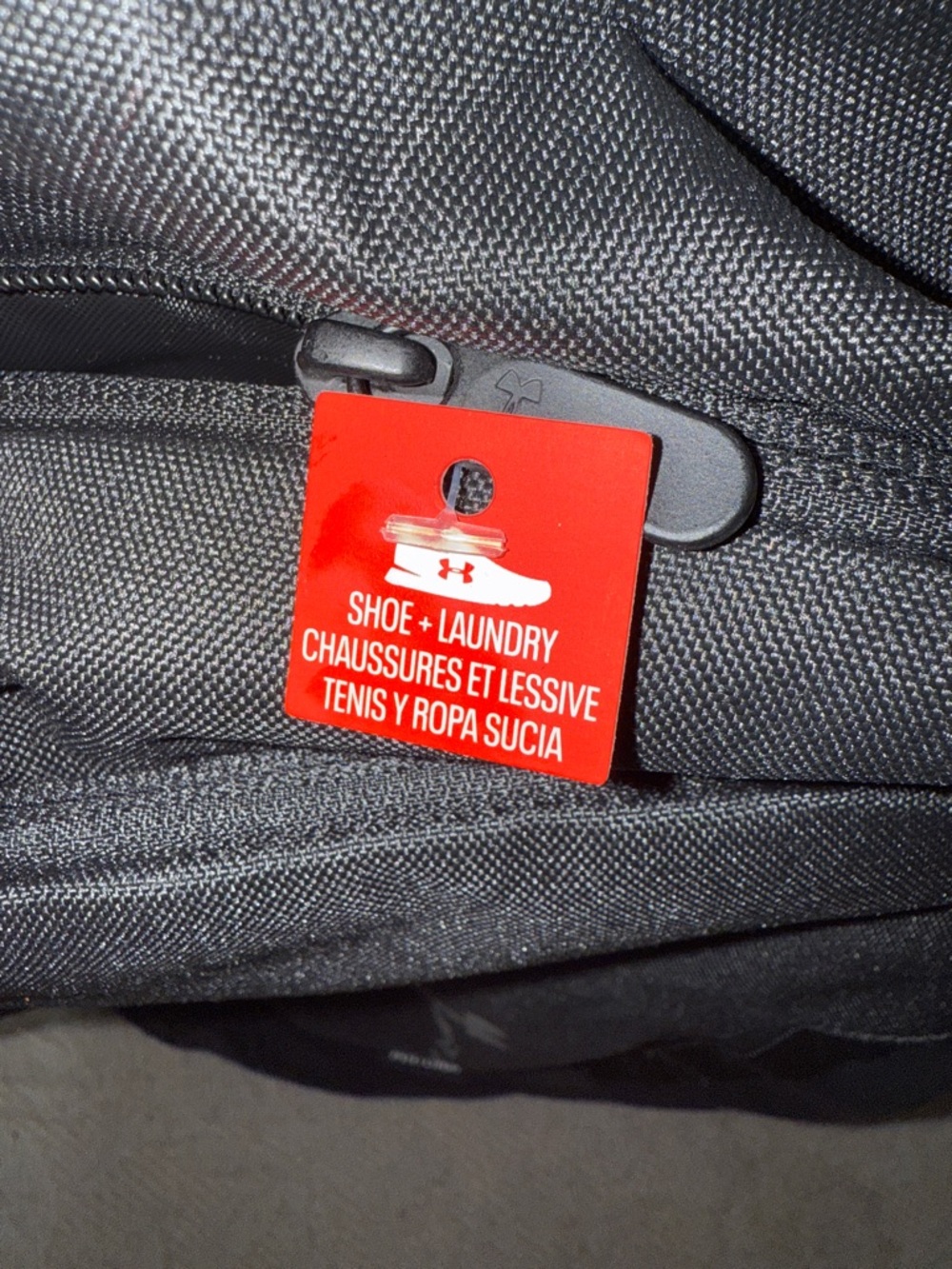 Under Armour Black Men's Backpack with White Logo - Picture 4 of 10